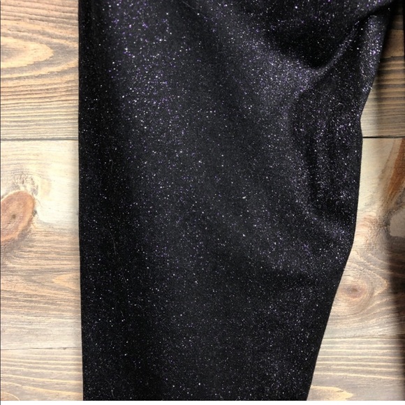 PAIGE Hoxton Ultra Skinny Night Violet Shimmer Glitter Denim - Picture 14 of 16